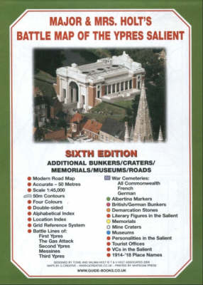 Major and Mrs.Holt's Battle Map of the Ypres Salient - Tonie Holt, Valmai Holt