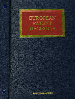 European Patent Decisions - Noam Shemtov, Florian Leverve