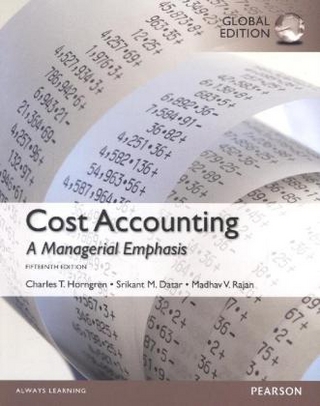 Cost Accounting, Global Edition