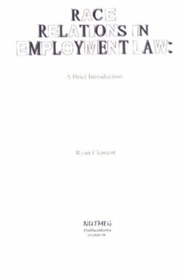 Race Relations in Employment Law