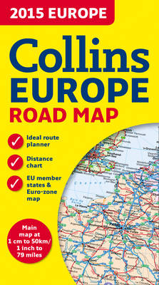 2015 Collins Map of Europe