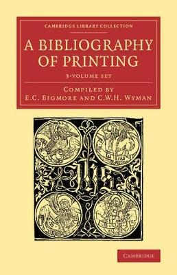 A Bibliography of Printing 3 Volume Set