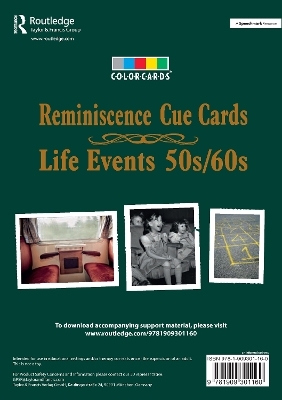 Reminisence Cue Cards 50s/60s: Colorcards -  Speechmark