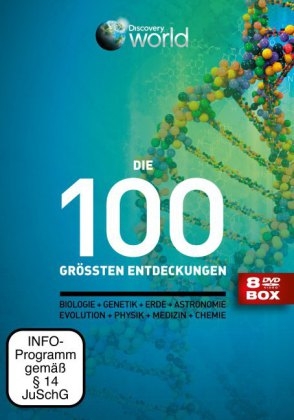 Die 100 größten Entdeckungen, 8 DVDs