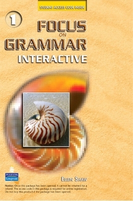 Focus on Grammar Interactive 1, Online Version (Access Code Card)