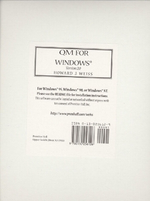 QM for Windows, Version 2