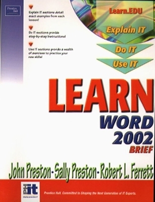 Learn Word 2002 Brief - John Preston, Sally Preston, Robert Ferrett