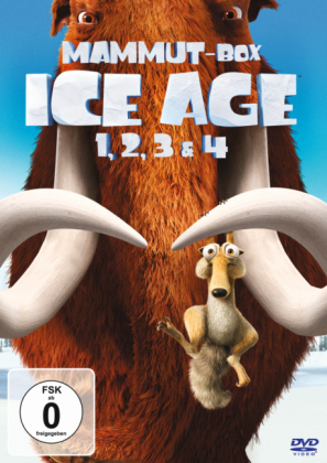 Ice Age 1-4, 4 DVDs