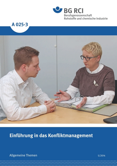 A 025-3 - Einf&uuml;hrung in das Konfliktmanagement
