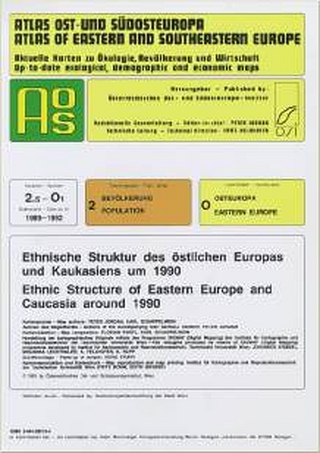 Atlas Ost- und Südosteuropa /Atlas of Eastern and Southeastern Europe.... / Nr 2: Bevölkerung /Population / Ethnische Struktur des östlichen Europas und Kaukasiens um 1990 /Ethnic Structure of Eastern Europe and Caucasia around 1990