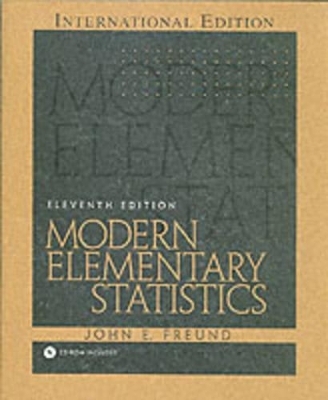 Modern Elementary Statistics - John E. Freund