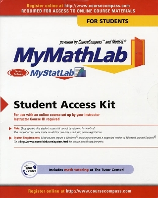 MyLab Math/MyLab Statistics  -- Valuepack Access Card - . . Pearson Education,  Pearson Education