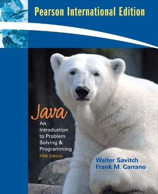 Java - Walter Savitch, Frank M. Carrano