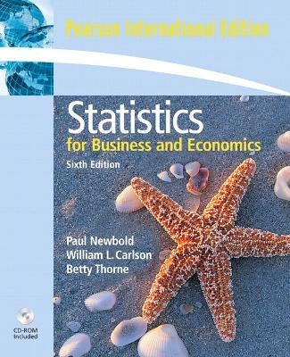 Statistics for Business and Economics and Student CD - Paul Newbold, William Carlson, Betty Thorne