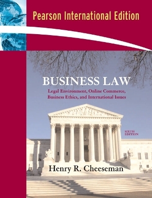 Business Law - Henry R. Cheeseman