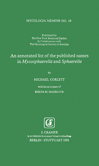 An annotated list of the published names in Mycosphaerella and Sphaerella