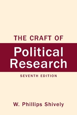 The Craft of Political Research - W.  Phillips Shively