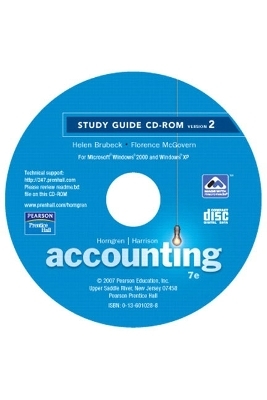 Study Guide CD Version 2 - Charles T. Horngren