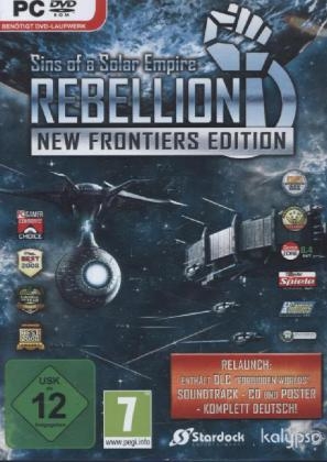Sins of Solar Empire Rebellion: New Frontiers Edition, 1 DVD-ROM