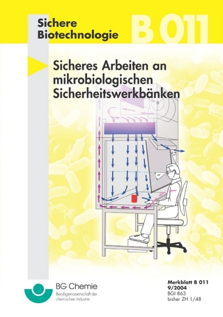 B 011 - Sicheres Arbeiten an mikrobiologischen Sicherheitswerkbänken (BGI 863)