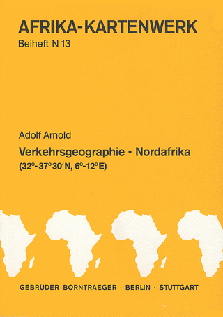 Afrika-Kartenwerk. Farbige Karten auf Speziallandkartenpapier. Dreisprachige Legenden / Serie N: Nordafrika (Tunesien, Algerien)