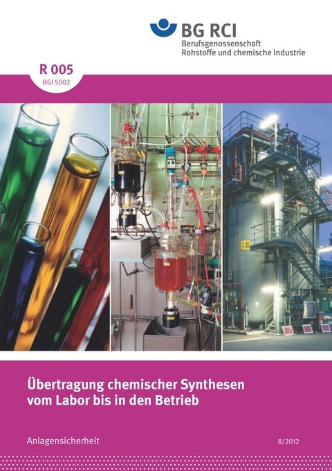 R 005 - &Uuml;bertragung chemischer Synthesen vom Labor bis in den Betrieb (BGI 5002)