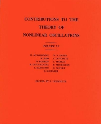 Contributions to the Theory of Nonlinear Oscillations, Volume IV - 