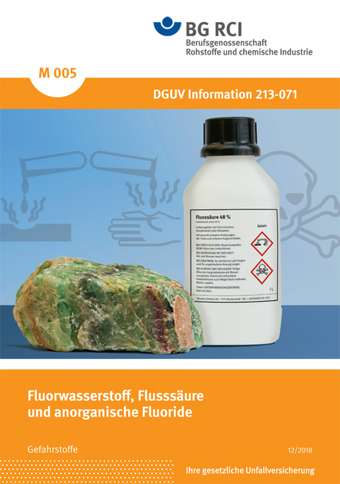 M 005 - Fluorwasserstoff, Flusss&auml;ure und anorganische Fluoride (BGI 576)