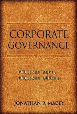 Corporate Governance - Jonathan R. Macey