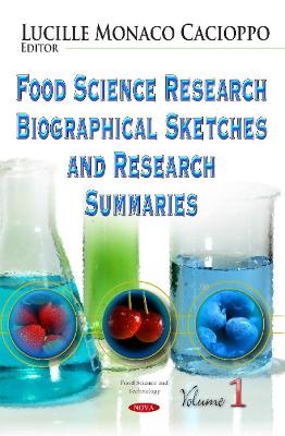 Food Science Research Biographical Sketches and Research Summaries - 