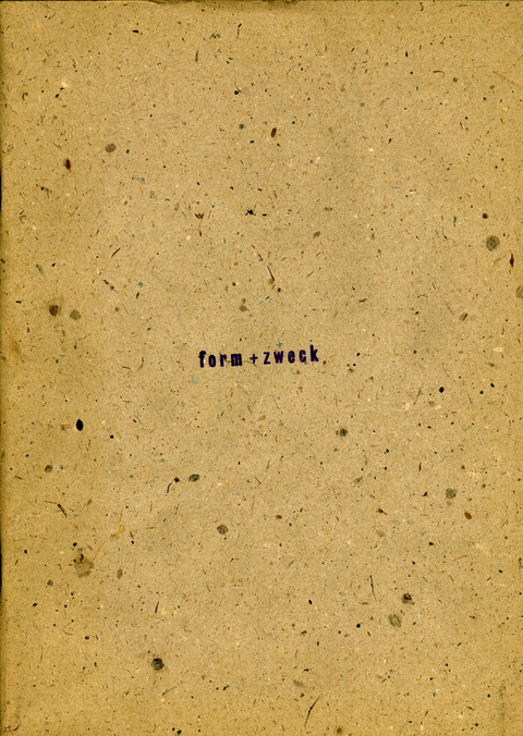 form + zweck 1 - 