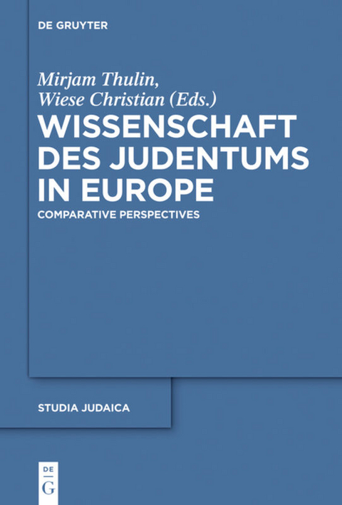 Wissenschaft des Judentums in Europe - 