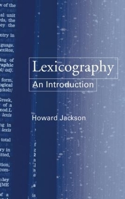 Lexicography - Howard Jackson