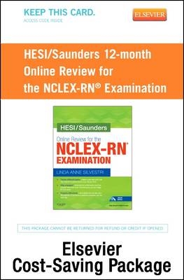 NCLEX Power Prep Package, 12 Month Online Review Version - Saunders Online Review for the NCLEX-RN (1 Year Access) + Elsevier Adaptive Quizzing for the NCLEX-RN (36 Month Access) (Retail Access Cards)