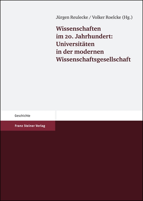 Wissenschaften im 20. Jahrhundert - 