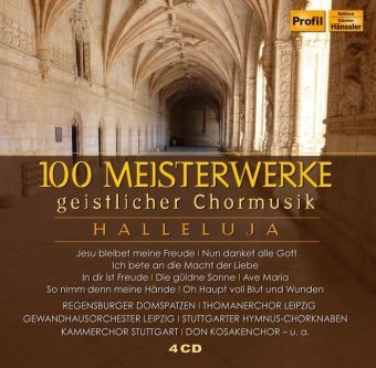 100 Meisterwerke geistlicher Chormusik, 4 Audio-CDs