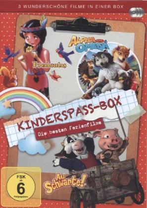 Kinderspass Box - Die besten Ferienfilme, 3 DVDs