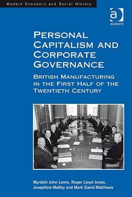 Personal Capitalism and Corporate Governance