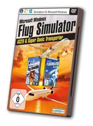 Flug Simulator A320 + Super Sonic Transporter, DVD-ROM