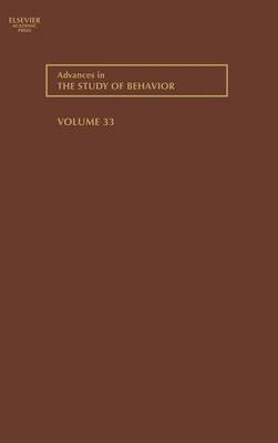 Advances in the Study of Behavior - 