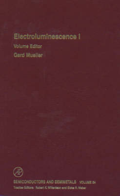 Semiconductors and Semimetals - 