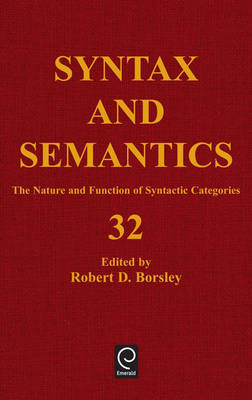 The Nature and Function of Syntactic Categories - 