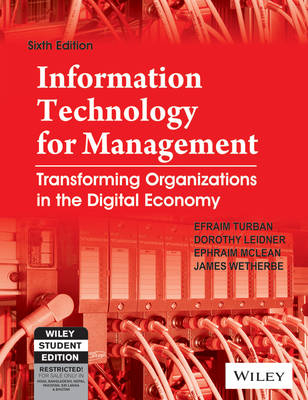 Information Technology for Management (with CD) - Efraim Turban