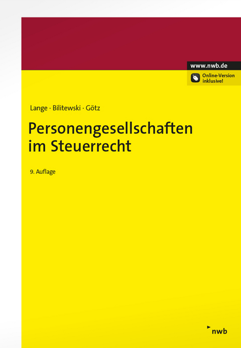 Personengesellschaften im Steuerrecht - Andrea Bilitewski, Hellmut G&ouml;tz