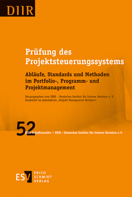 Pr&uuml;fung des Projektsteuerungssystems - 