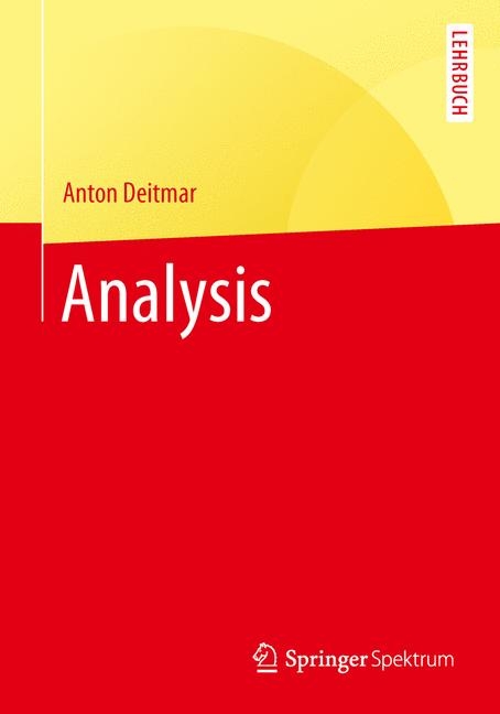 Analysis - Anton Deitmar