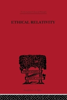 Ethical Relativity - Edward Westermarck