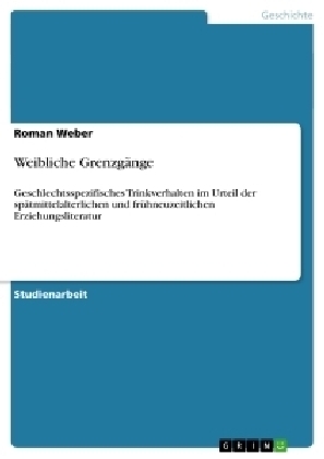 Weibliche Grenzg&Atilde;&curren;nge - Roman Weber