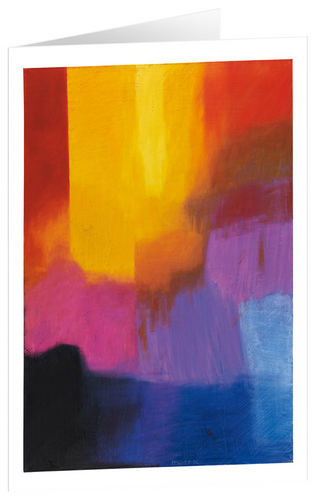 Licht - Kunst-Faltkarten ohne Text (5 Stück)