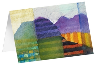 Bunte Alb - Kunst-Faltkarten ohne Text (5 Stück)